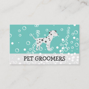 Tarjeta De Visita Icono de perro   Mascota Groomer   Servicios para