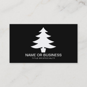 Tarjeta De Visita icono del árbol de navidad