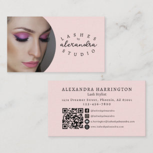 Tarjeta De Visita Icono social de código Qr de foto de secuencia de 