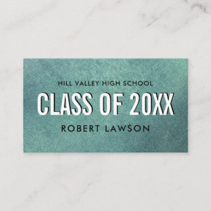 Tarjeta De Visita Icono social de nombre de graduación de clase mode