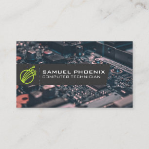 Tarjeta De Visita Icono técnico moderno   Elementos de equipo de tec