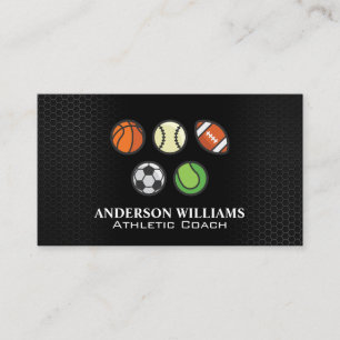 Tarjeta De Visita Iconos de equipos deportivos