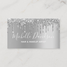 Tarjeta De Visita Iconos de medios sociales: Glam y Purpurina person