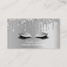 Tarjeta De Visita Iconos de medios sociales: Glam y Purpurina person