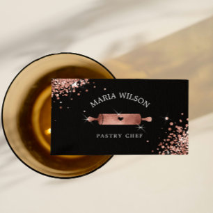 Tarjeta De Visita Iconos de medios sociales pastelería pastelería de