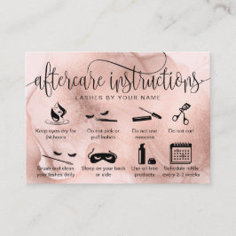 Tarjeta De Visita Iconos modernos de extensiones de pestañas de las 