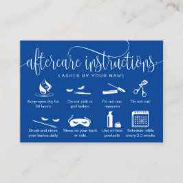 Tarjeta De Visita Iconos modernos de extensiones de pestañas de las 