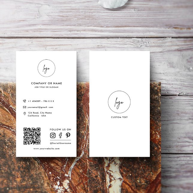 Tarjeta De Visita Iconos modernos y simples de los medios sociales l (Subido por el creador)