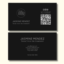 Iconos sociales de código QR modernos negros