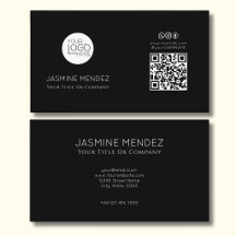 Iconos sociales de código QR modernos negros