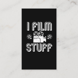 Tarjeta De Visita Idea del director de película del rodaje de