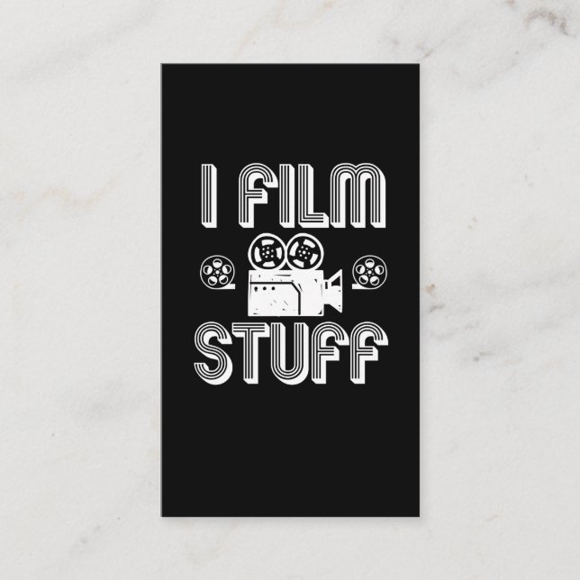 Tarjeta De Visita Idea del director de película del rodaje de (Anverso)