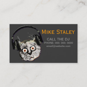 Tarjeta De Visita idea promocional de dj personalizado