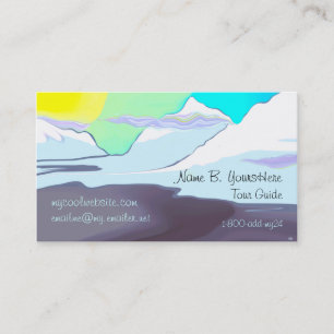 Tarjeta de visita ideal de la mañana