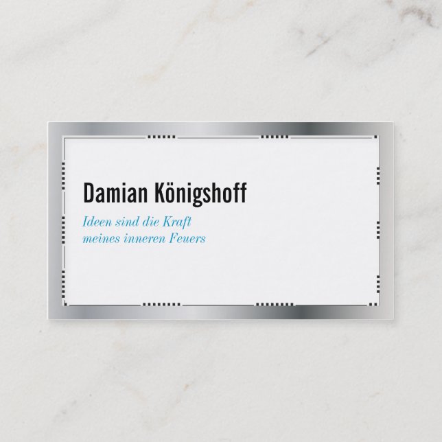 Tarjeta De Visita Ideengeber Visitenkarte (Reverso)