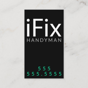 Tarjeta De Visita iFix. Personalizable del negocio de la reparación