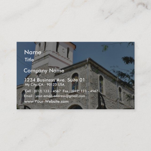 Tarjeta De Visita Iglesia (Anverso)