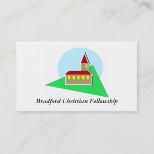 Tarjeta De Visita Iglesia, beca del cristiano de Bradford