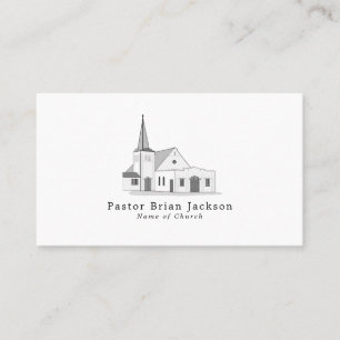 Tarjeta De Visita Iglesia moderna, cristianismo, religión