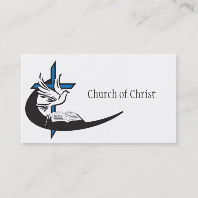 Tarjeta De Visita Iglesia religiosa Cristianismo Pastor religioso (Anverso)