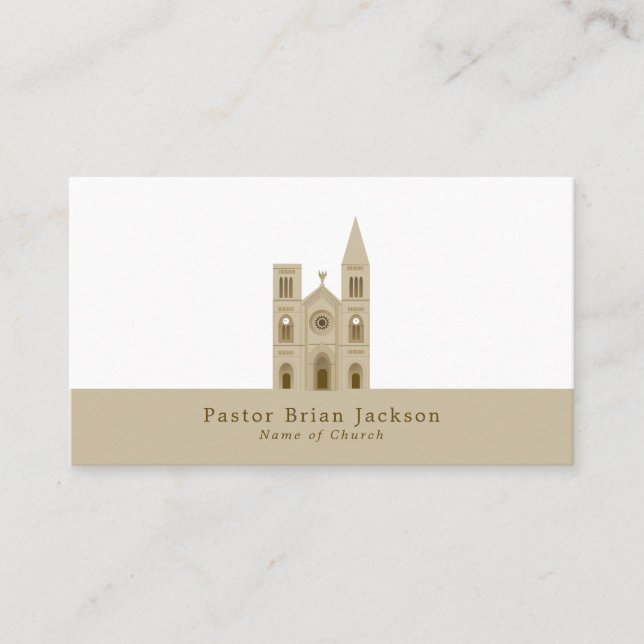 Tarjeta De Visita Iglesia Santa, Cristianismo, Religiosidad (Anverso)