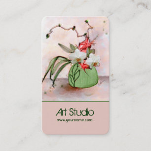 Tarjeta de visita Ikebana Floral Art Studio