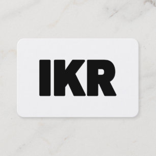Tarjeta De Visita IKR   Jerarquí de texto