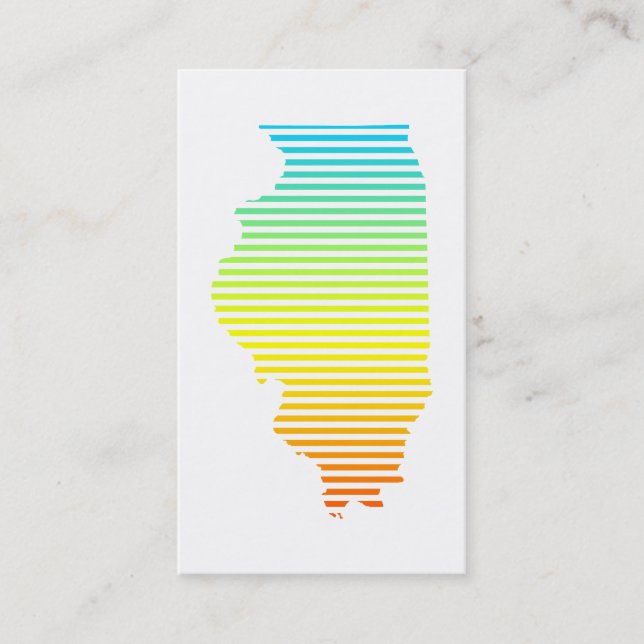 Tarjeta De Visita illinois chill fade (Anverso)