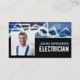 Tarjeta De Visita Iluminación del servicio de cableado para el hogar