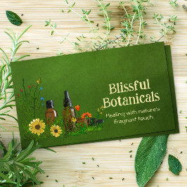 Tarjeta De Visita Ilustracion acuarela de la práctica de la aromater