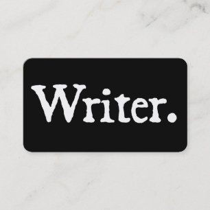 Tarjeta De Visita Ilustración Clásica de Máquina de Escribir Manual