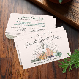 Tarjeta De Visita Ilustracion de arte de la línea de prácticas de ar