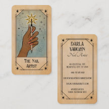 Ilustración de estilo de carta de tarot de artista