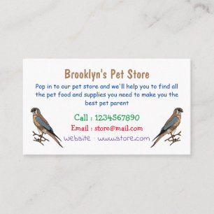 Tarjeta De Visita Ilustracion de personalizado de aves de corral de 