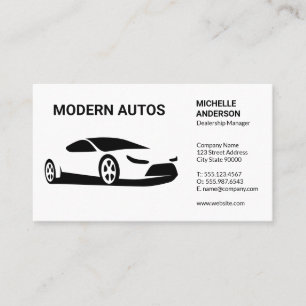 Tarjeta De Visita Ilustracion deportivo   Servicios automáticos