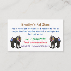 Tarjeta De Visita Ilustracion personalizado Mandrill