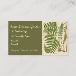 Tarjeta De Visita Ilustraciones botánicos de época