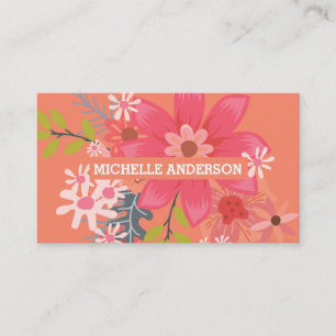 Tarjeta De Visita Ilustraciones de flores