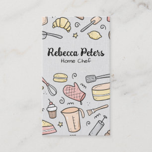 Tarjeta De Visita Ilustraciones de hornear   Culinario   Restauració