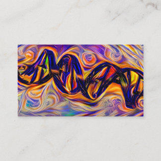 Tarjeta De Visita Ilustraciones del filamento de la DNA