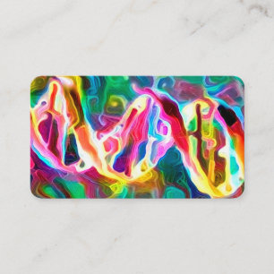 Tarjeta De Visita Ilustraciones del filamento de la DNA