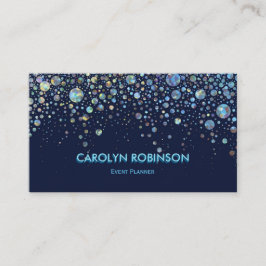 Tarjeta De Visita Ilustraciones del purpurina de la galaxia