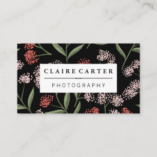 Tarjeta De Visita Ilustraciones naturales de las flores