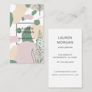 Tarjeta De Visita Ilustraciones verticales minimalistas modernas