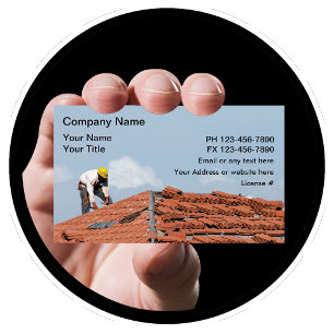 Tarjeta De Visita Imagen de Construcción de Techos