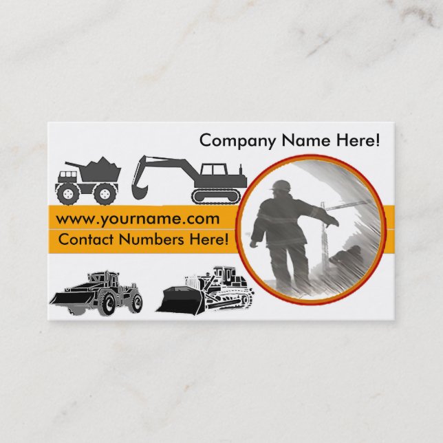 Tarjeta De Visita Imagen de construcción para Business-Card-pack-Whi (Anverso)