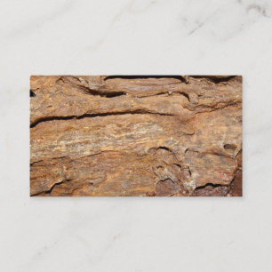 Tarjeta De Visita Imagen de la madera fosilizada