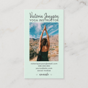 Tarjeta De Visita Imagen de meditación espiritual moderna de la men