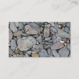 Tarjeta De Visita Imagen de piedras en una playa