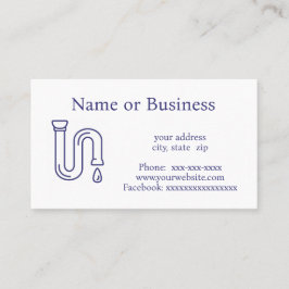 Tarjeta De Visita Imagen de plomo